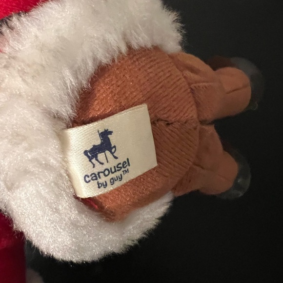 Santa Rocky Bullwinkle Stuffed Animal Suction Cup Car Window Christmas Plush LN - Picture 7 of 7